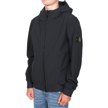 Stone Island jr. Jakke Soft Shell 8116Q0122 V0029 Black